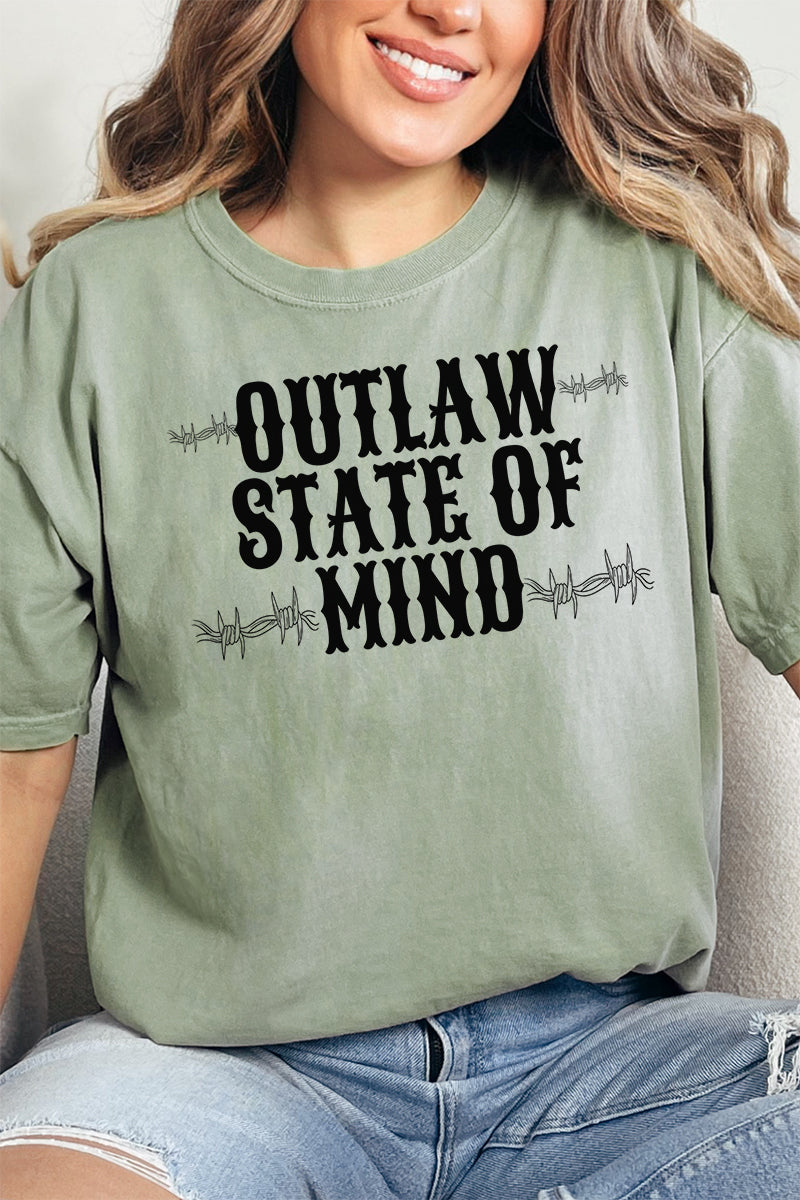 Barbed Wire Outlaw Comfort Colors Adult Ring-Spun Cotton Tee