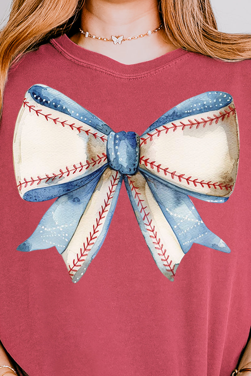 Baseball Girly Comfort Colors Adult Ring-Spun Cotton Tee