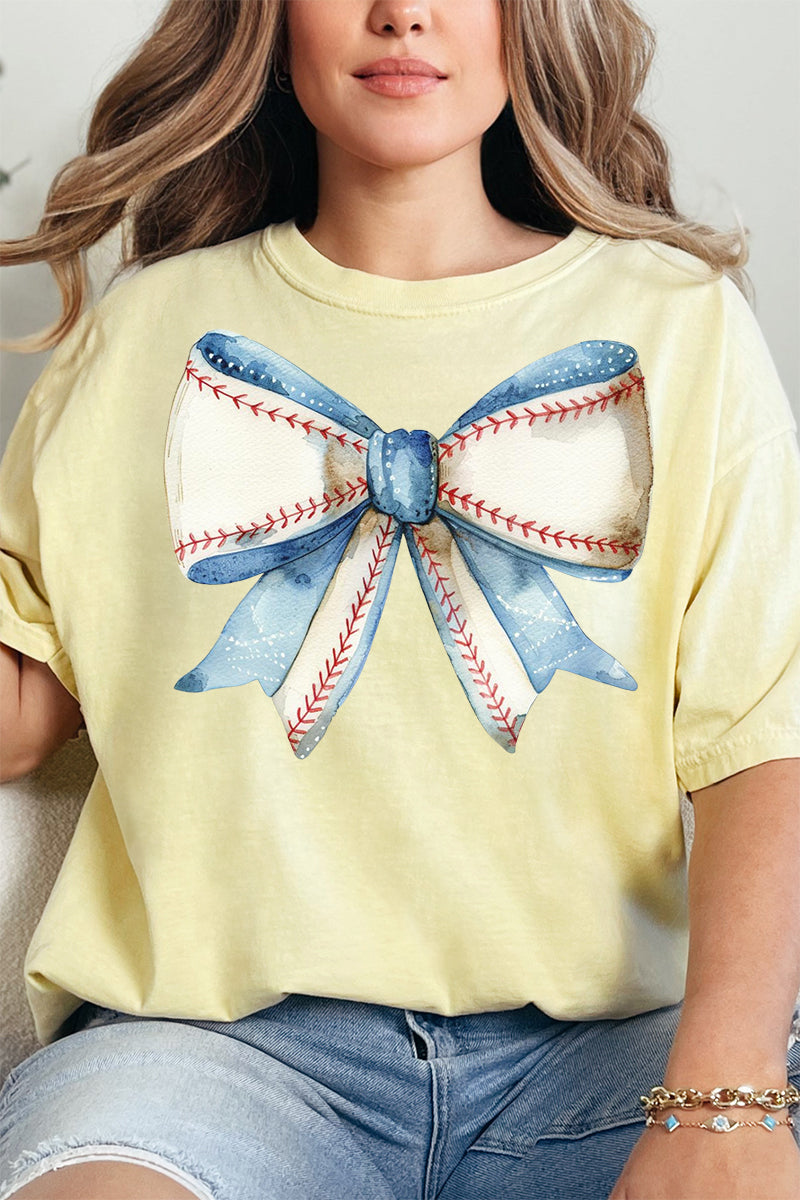 Baseball Girly Comfort Colors Adult Ring-Spun Cotton Tee