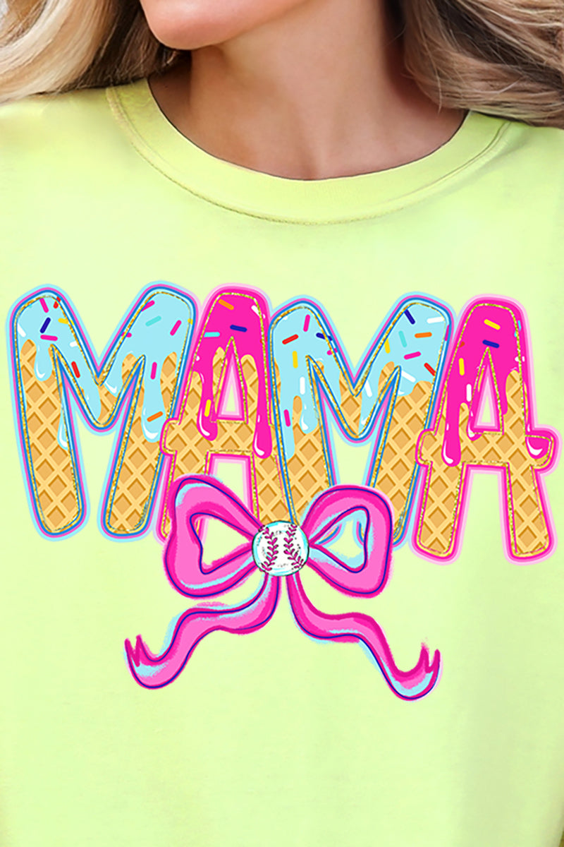 Drippy Baseball Mama Comfort Colors Adult Ring-Spun Cotton Tee