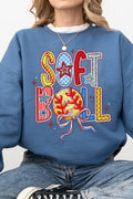 All Things Softball Doodle Heavy-weight Crew Sweatshirt product image 1