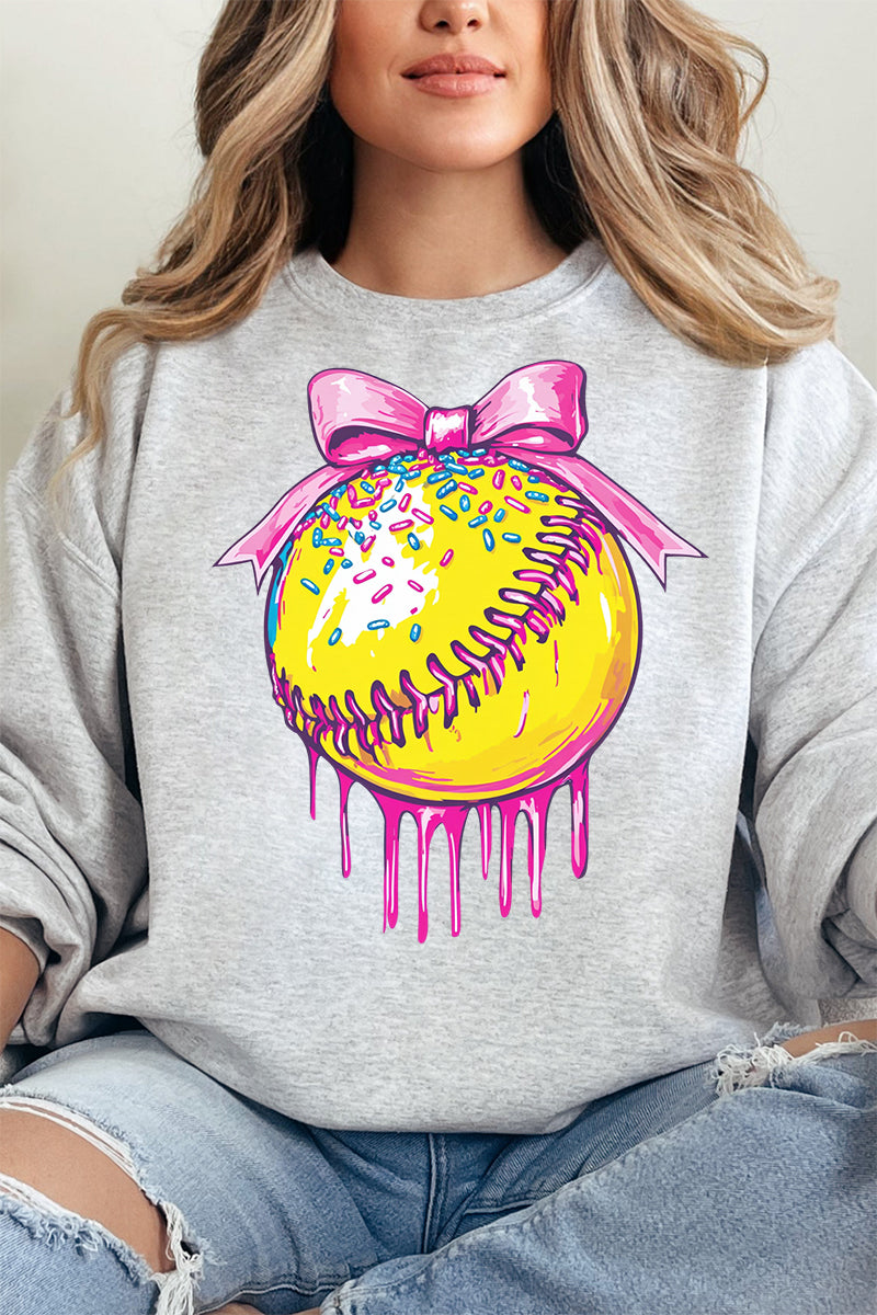 Coquette Drippy Softball Heavy-weight Crew Sweatshirt product image 14