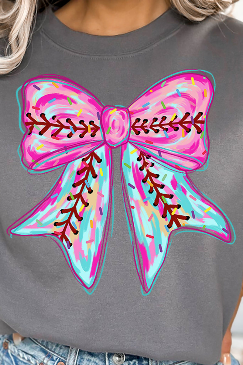 Drippy Ball Bow Heavy-weight Crew Sweatshirt product image 2