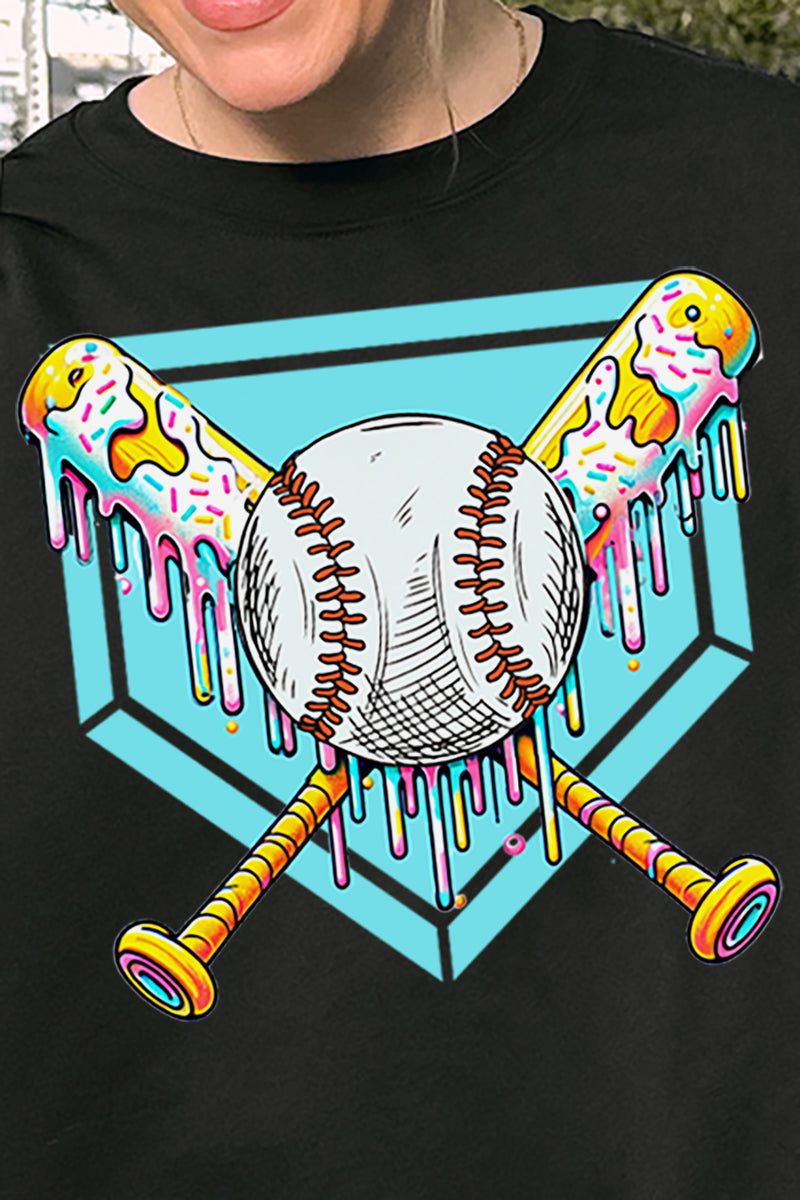 Drippy Baseball Home Plate Heavy-weight Crew Sweatshirt product image 2