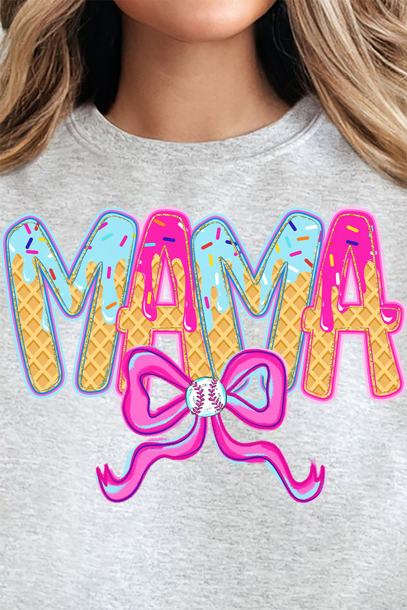 Drippy Baseball Mama Heavy-weight Crew Sweatshirt product image 2