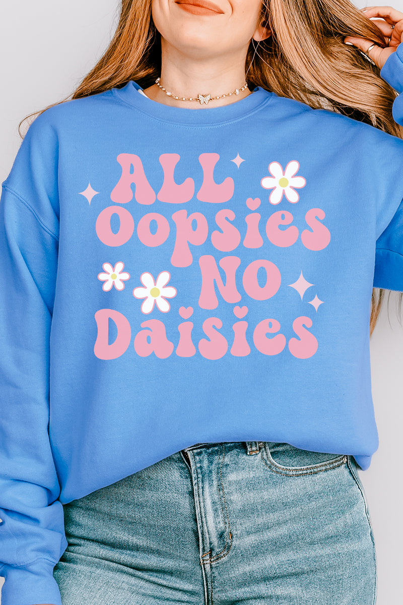All Oopsies No Daisies Unisex NuBlend Crew Sweatshirt product image 1