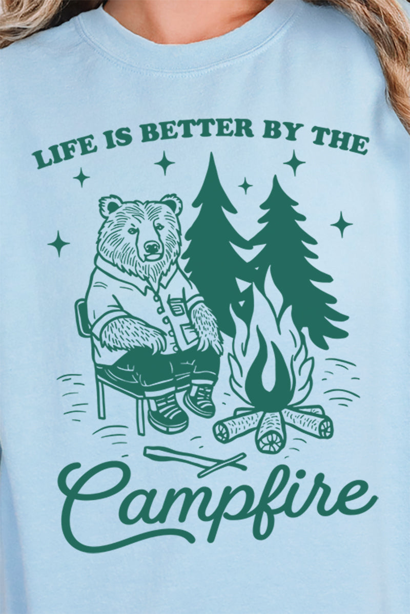 Beary Better By The Campfire Unisex NuBlend Crew Sweatshirt product image 2