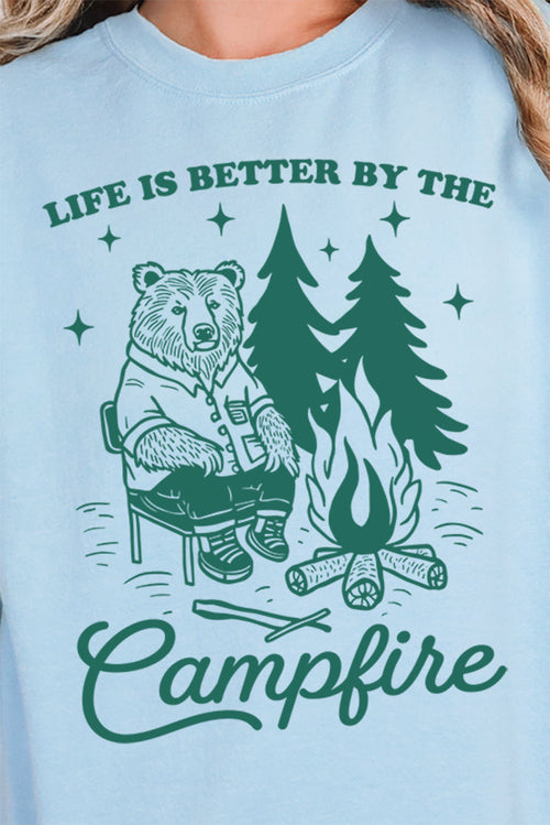 Beary Better By The Campfire Unisex NuBlend Crew Sweatshirt product image 2