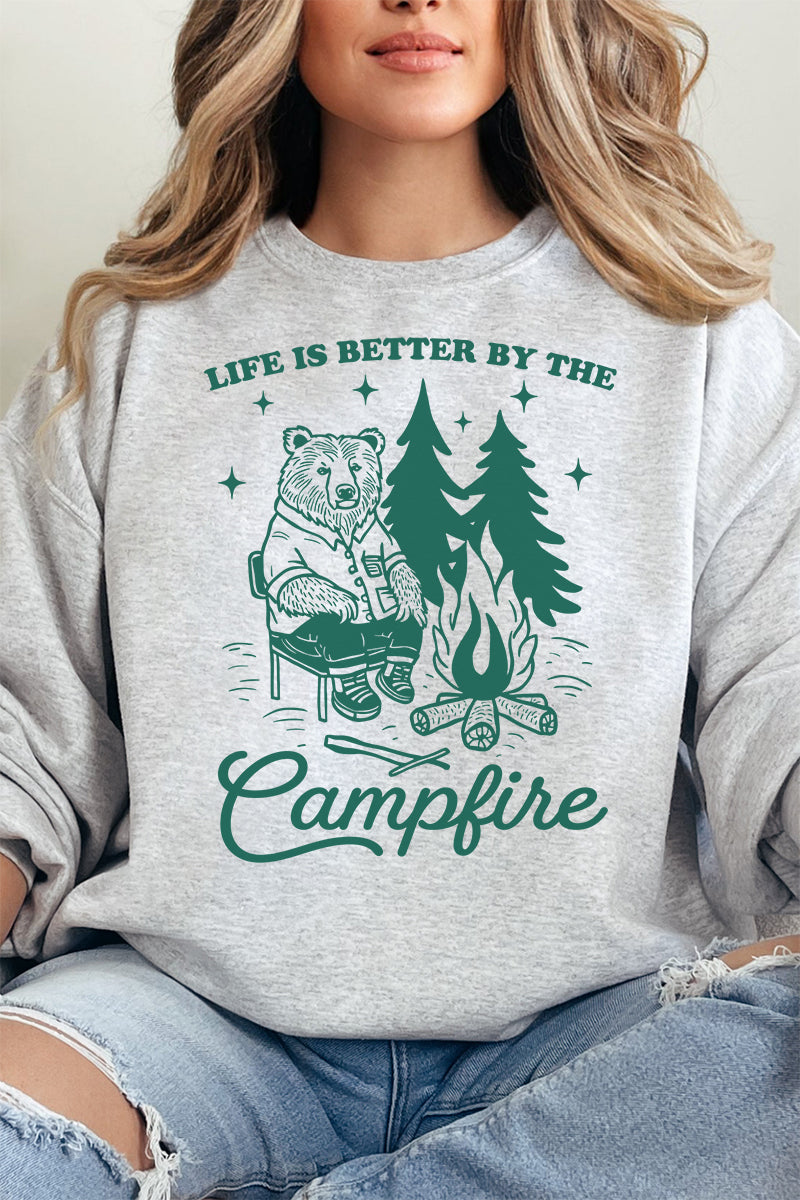 Beary Better By The Campfire Unisex NuBlend Crew Sweatshirt product image 11