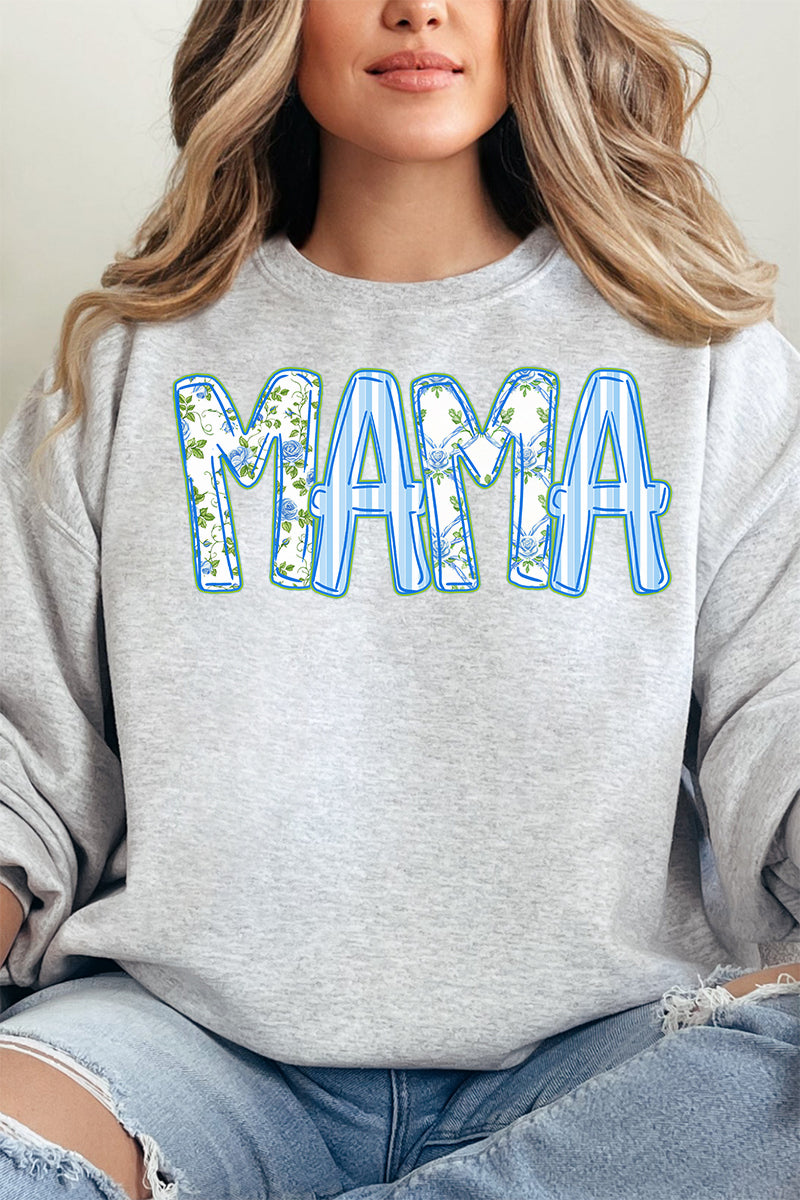 Blue Blossom Mama Unisex NuBlend Crew Sweatshirt product image 12