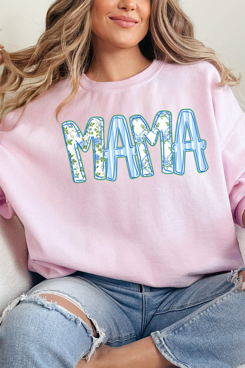 Blue Blossom Mama Unisex NuBlend Crew Sweatshirt product image 1