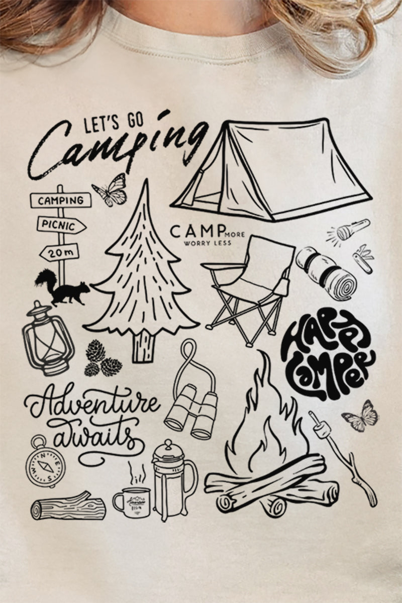 Camping Collage Unisex NuBlend Crew Sweatshirt product image 2