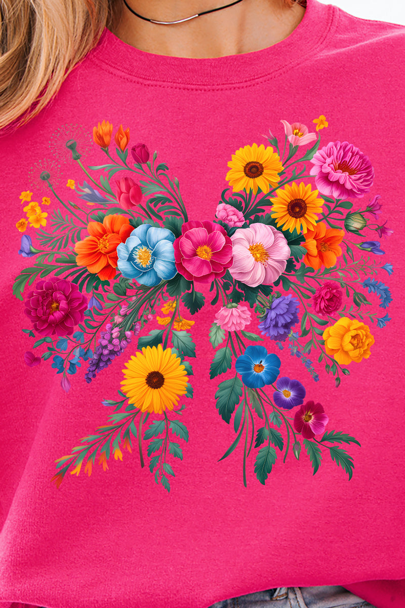 Coquette Wildflowers Unisex NuBlend Crew Sweatshirt product image 2