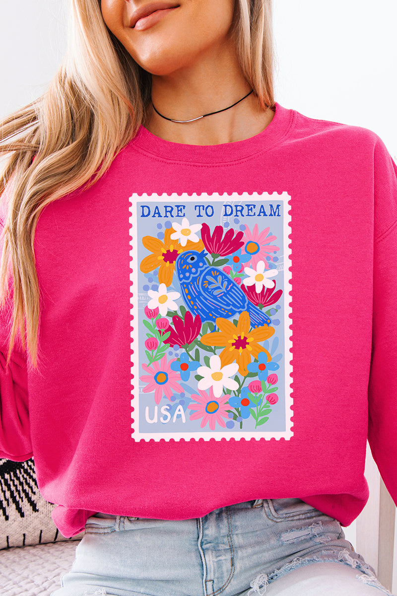 Dare To Dream Stamp Unisex NuBlend Crew Sweatshirt product image 1