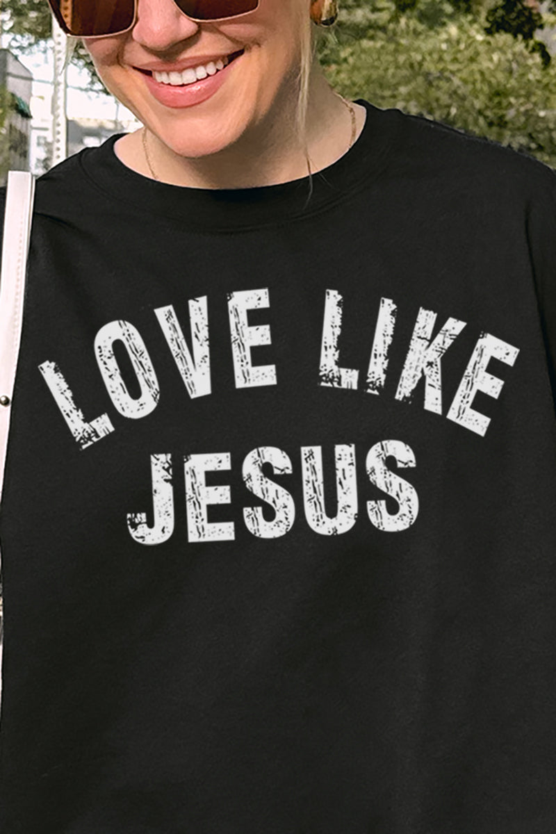 Arched Love Like Jesus Unisex NuBlend Crew Sweatshirt product image 2