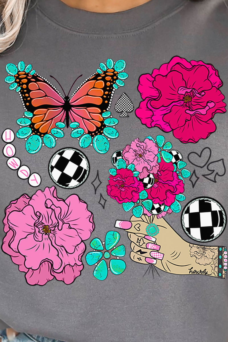 Butterfly Outlaw Girly Unisex NuBlend Crew Sweatshirt product image 2