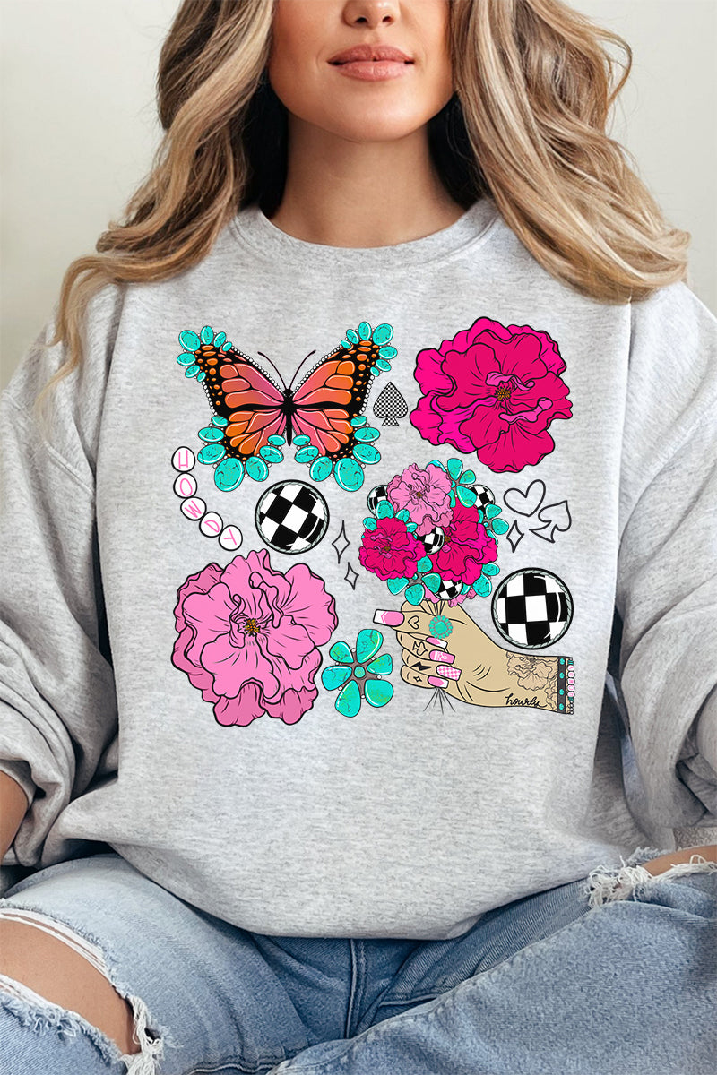 Butterfly Outlaw Girly Unisex NuBlend Crew Sweatshirt product image 14