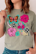 Butterfly Outlaw Girly Comfort Colors Adult Ring-Spun Cotton Tee