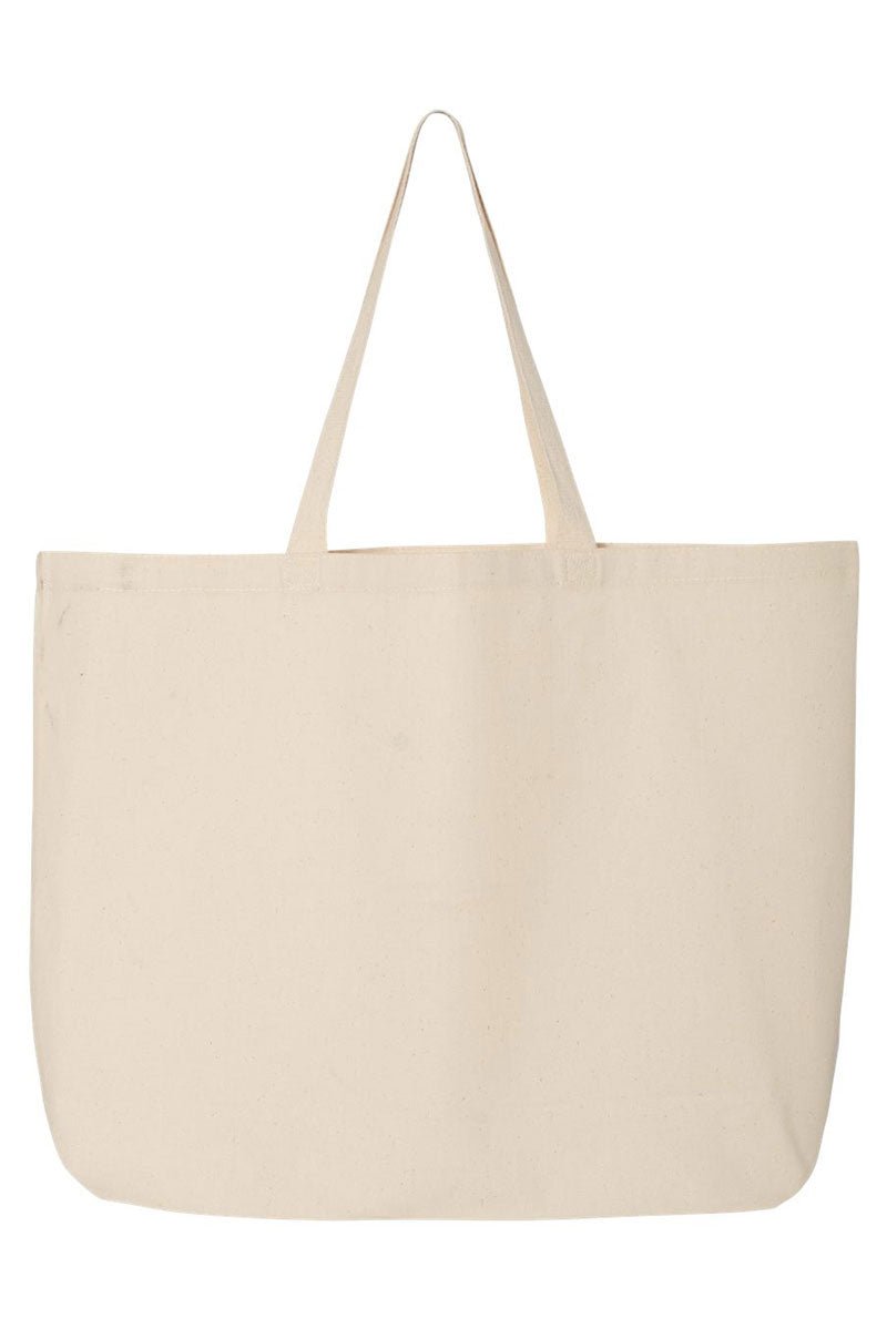 Bloom With Grace Canvas Jumbo Tote